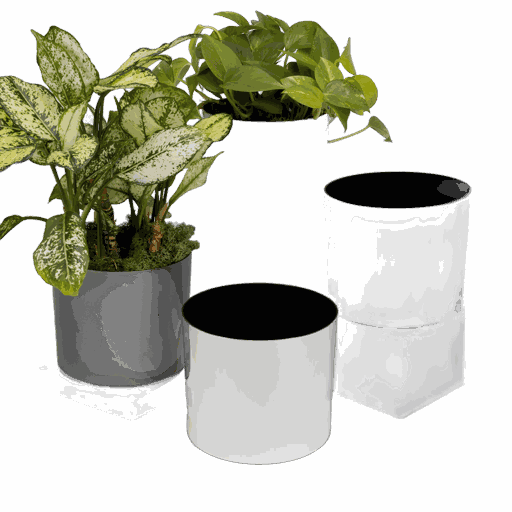 Hand-Foiled Tabletop Cylinder
