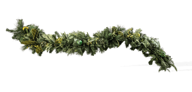 Botanical Elegance Green Garland