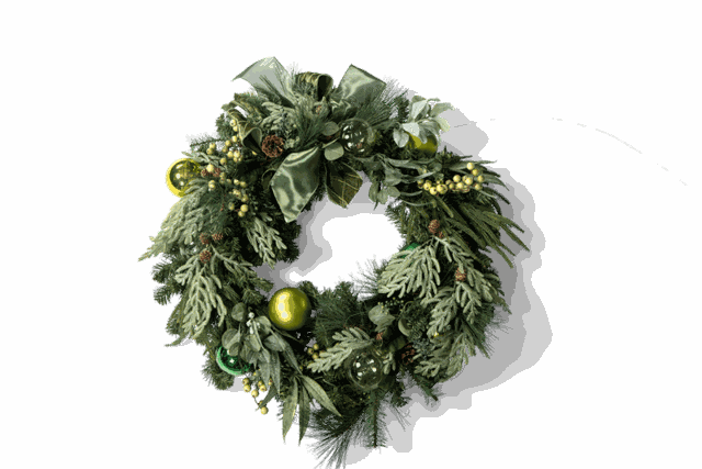 Botanical Elegance Green Wreath