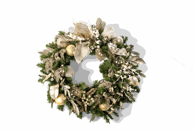 Champagne Toast Wreath