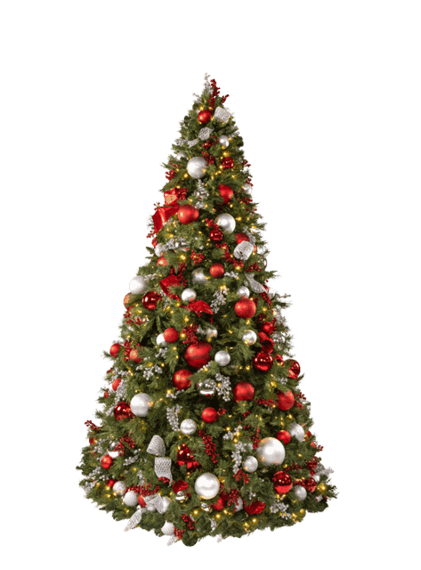 Crimson Seasons Christmas Tree