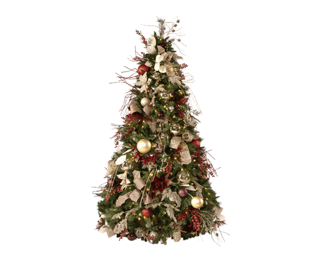 Heavenly Bordeaux Christmas Tree