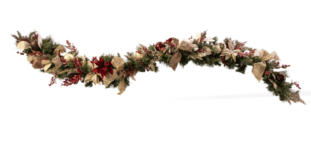Heavenly Bordeaux Garland
