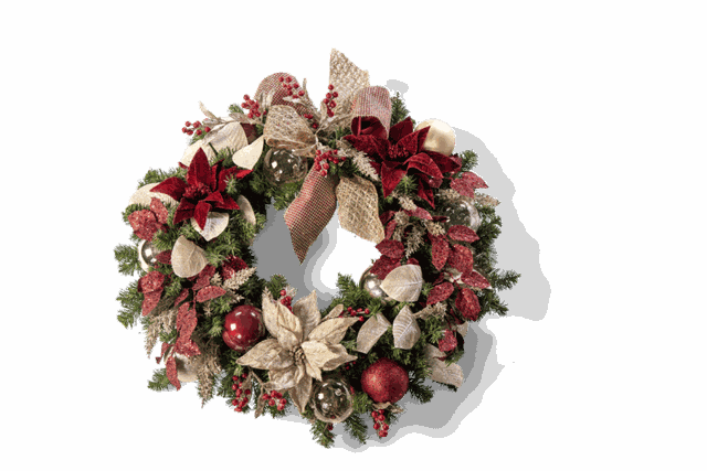 Heavenly Bordeaux Wreath