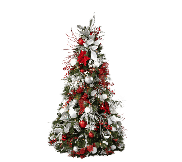Scarlet Snow Christmas Tree